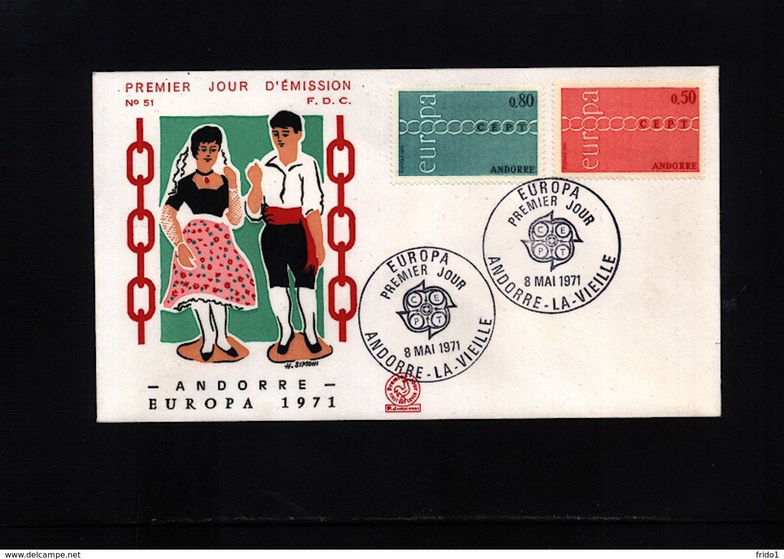 Andorra 1971 Europa Cept FDC - 1971