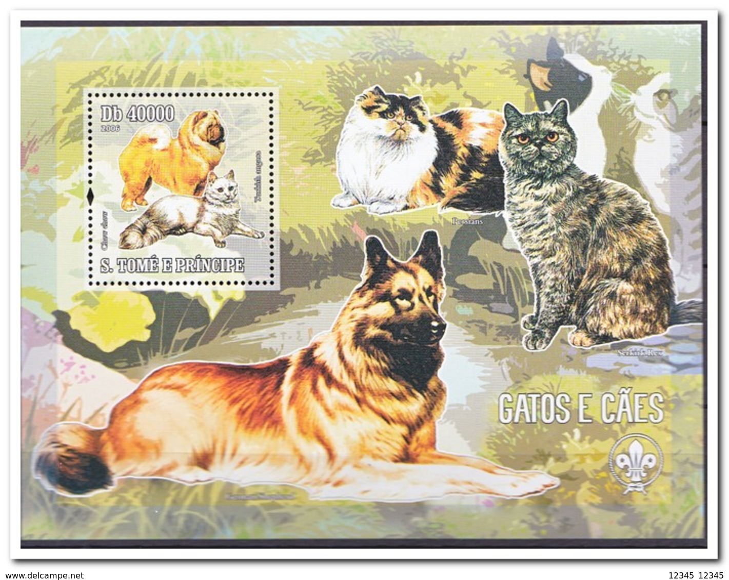 Sao Tome & Principe 2006, Postfris MNH, Cats - Sao Tome En Principe