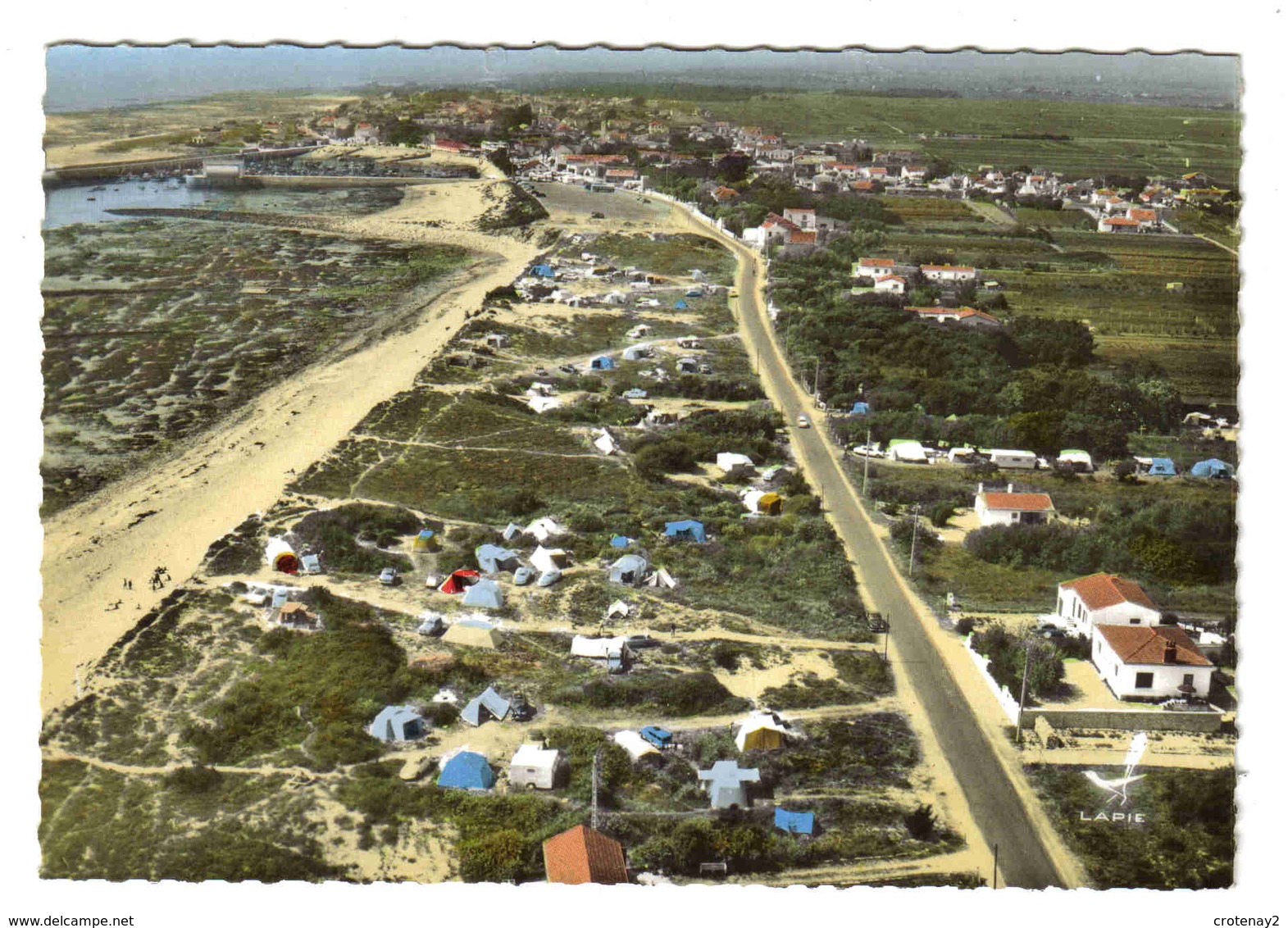 17 En Avion Au Dessus De La Cotinière Ile D'Oléron N°2 Les Dunes De Natha Camping Renault 4L Citroën 2CV - Ile D'Oléron