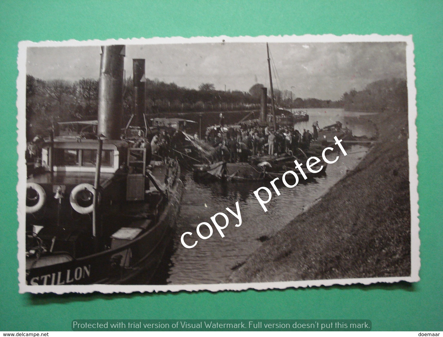 Pont-Sainte-Maxence Oise Picture Foto Card Ship Boat Bateau Nice Maritime Bateau à Vapeur - Pont Sainte Maxence