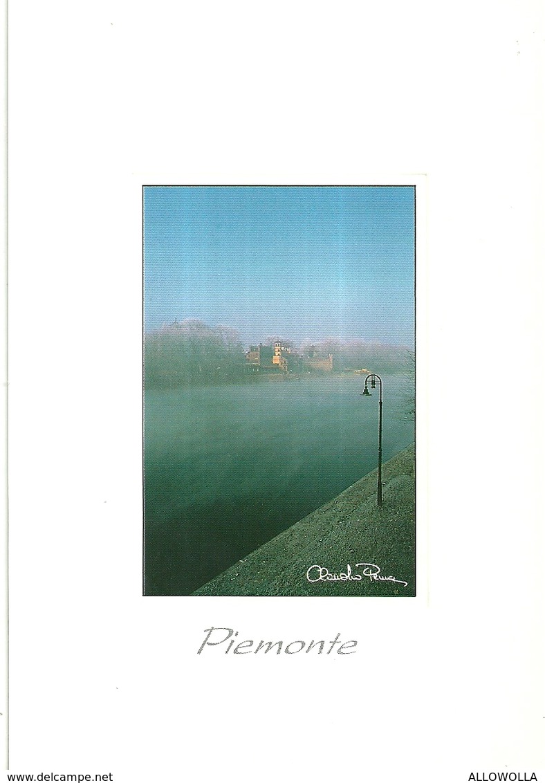 3017 " PIEMONTE - TORINO - IL PO - FOTO DI CLAUDIO PENNA " CART. POS.OR. NON SPED. - Fiume Po