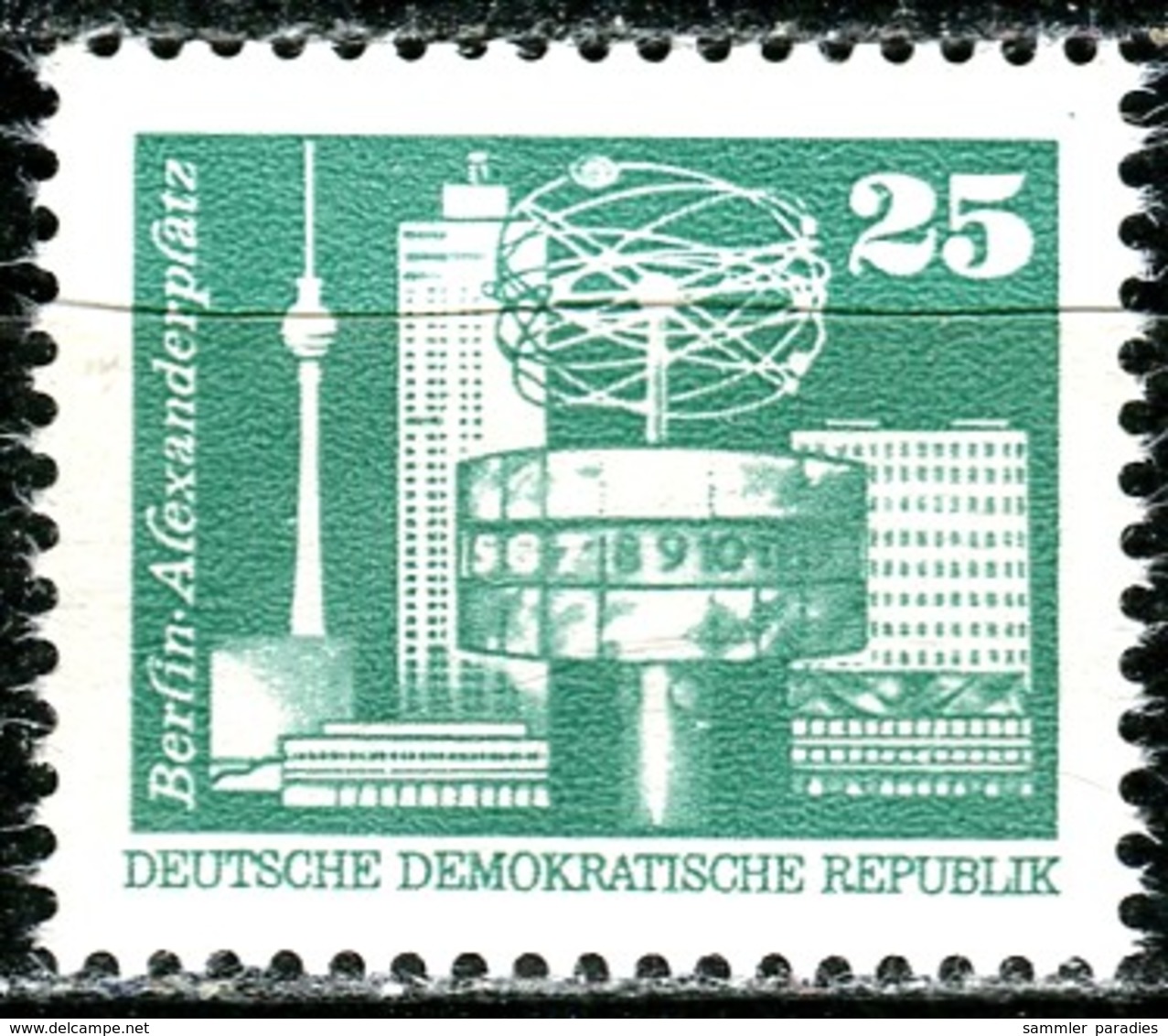 DDR - Mi 2022 - ** Postfrisch (A) - 25Pf               Aufbau In Der DDR Kleinformat - Ungebraucht