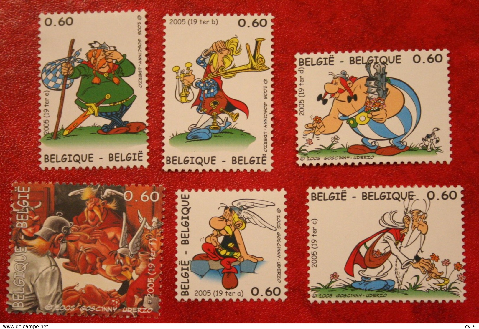 Asterix Cartoon OBC N° 3433-3438 (Mi 3481-3486) 2005 POSTFRIS MNH ** BELGIE / BELGIEN / BELGIUM - Ungebraucht