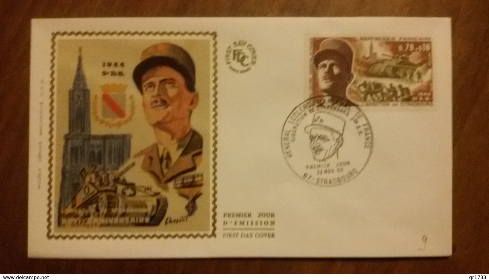 Premier Jour  FDC..  MARECHAL  DE  FRANCE  .. LECLERC ..1969 - Sin Clasificación