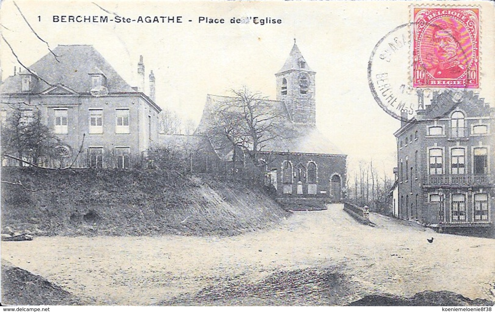 BERCHEM-STE-AGATHE  -  PLACE DES L'EGLISE - Autres & Non Classés