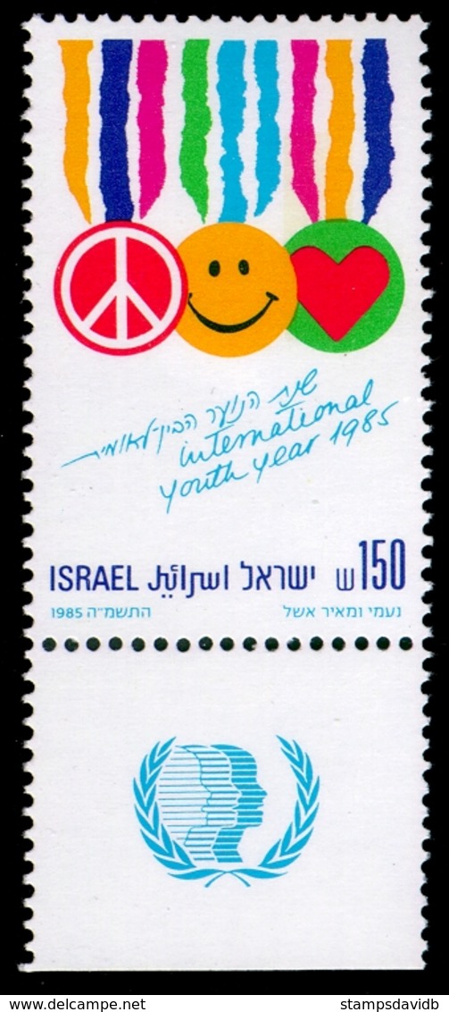 1985	Israel	1011	International Youth Year 1985		0,60 € - Oblitérés (avec Tabs)