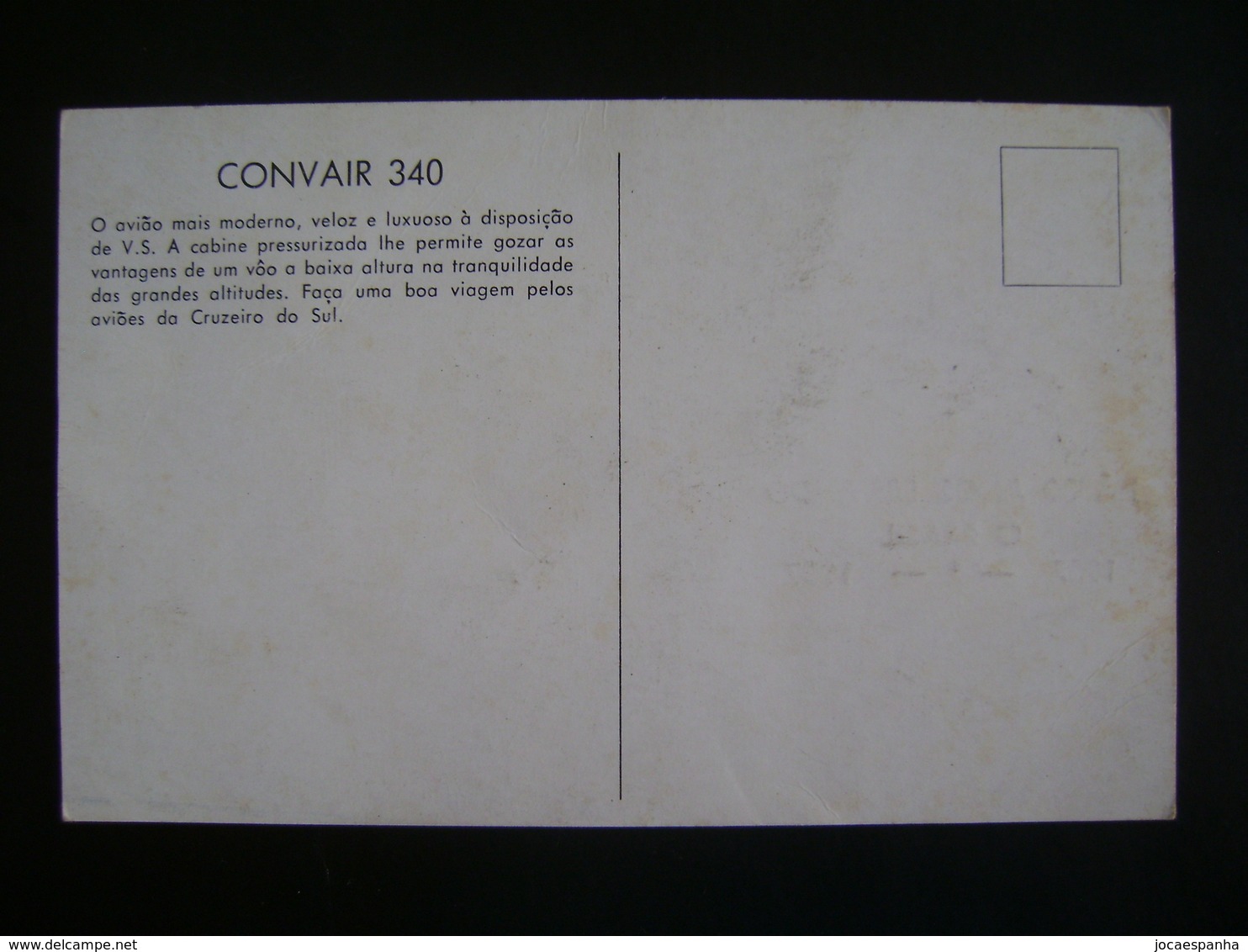 BRAZIL - COMMEMORATIVE POST CARD 30 YEARS OF THE AIRCRAFT COMPANY OF THE SOUTH CRUISE IN THE STATE - 1946-....: Era Moderna