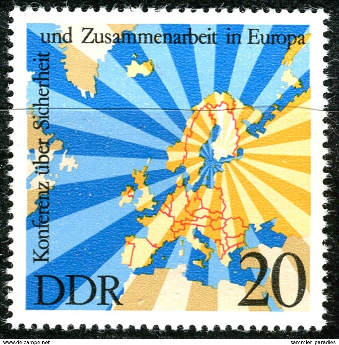 DDR - Mi 2069 - ** Postfrisch (E) - 20Pf     KSZE - Ungebraucht