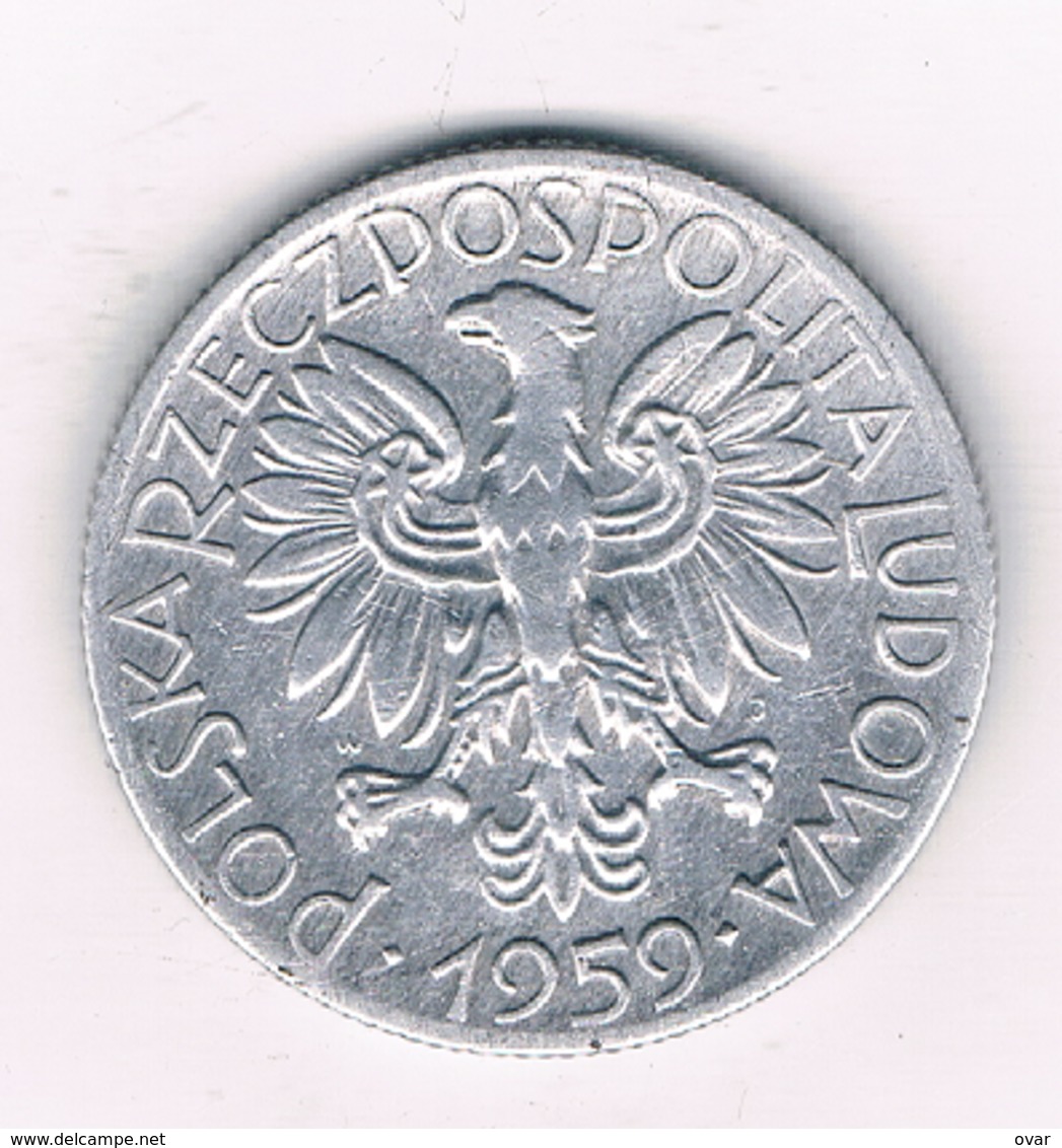 5 ZLOTY 1959 POLEN  /2437/ - Poland