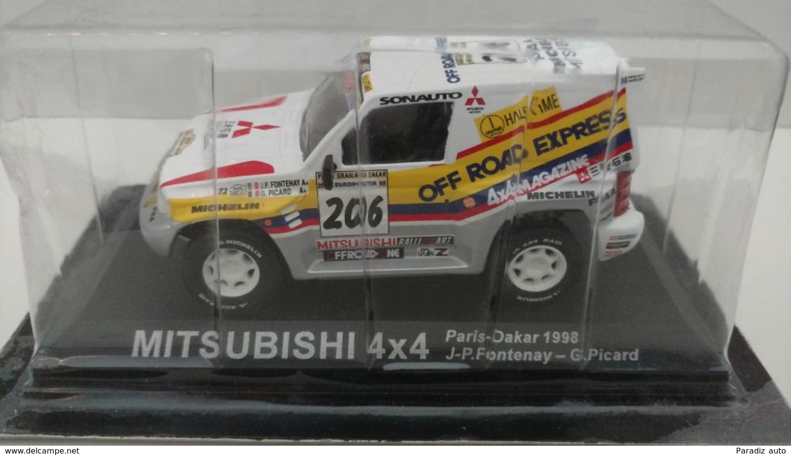 Mitsubishi 4x4 Dakar Fontenay (1998) 1/43 - Autres & Non Classés
