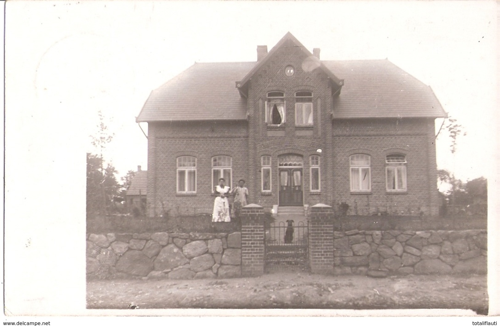 BÖRNSEN Bei Hamburg Amt Hohe Elbgeest Einzelhaus Mit Bewohner Original Private Fotokarte Gelaufen 22.2.1911 - Geesthacht