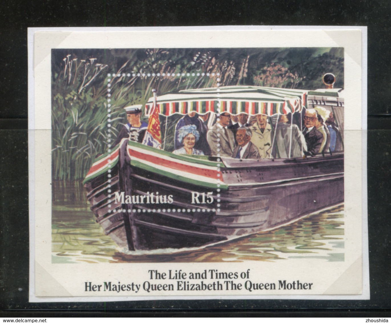 Mauritius (Maurice) 1985 85th Birthday Queen Mother MS Miniature MNH - Maurice (1968-...)