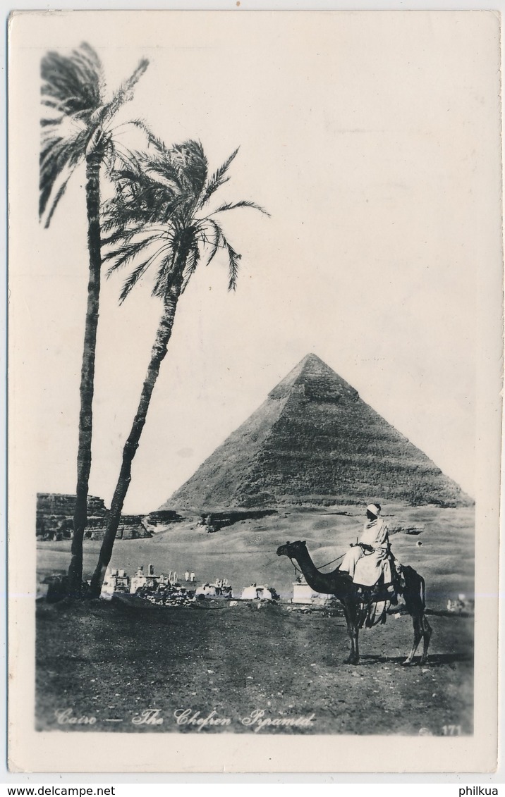 1963 - Cairo - The Chefren Pyramid - El Cairo