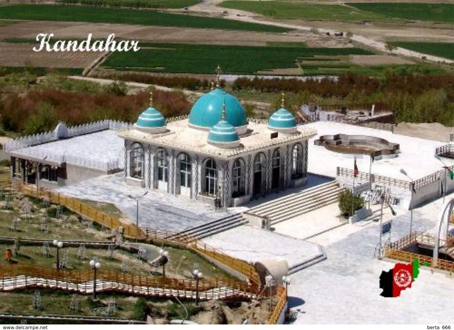 Afghanistan Kandahar Baba Wali Shrine Mosque New Postcard - Afghanistan