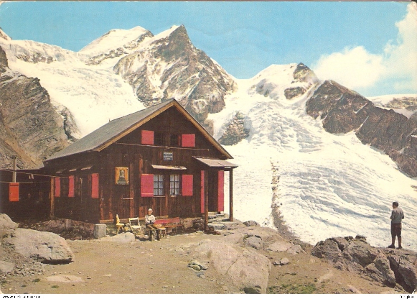 446/FG/19 - ALPINISMO - RIFUGIO MEZZALAMA E PUNTA CASTORE (AOSTA) - Altri & Non Classificati