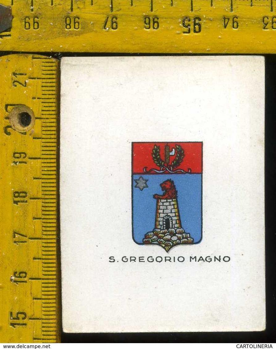 Figurina Brioschi Araldica Stemmi Città Italiane Serie 5 N° 92 C  S. Gregorio Magno - Altri & Non Classificati