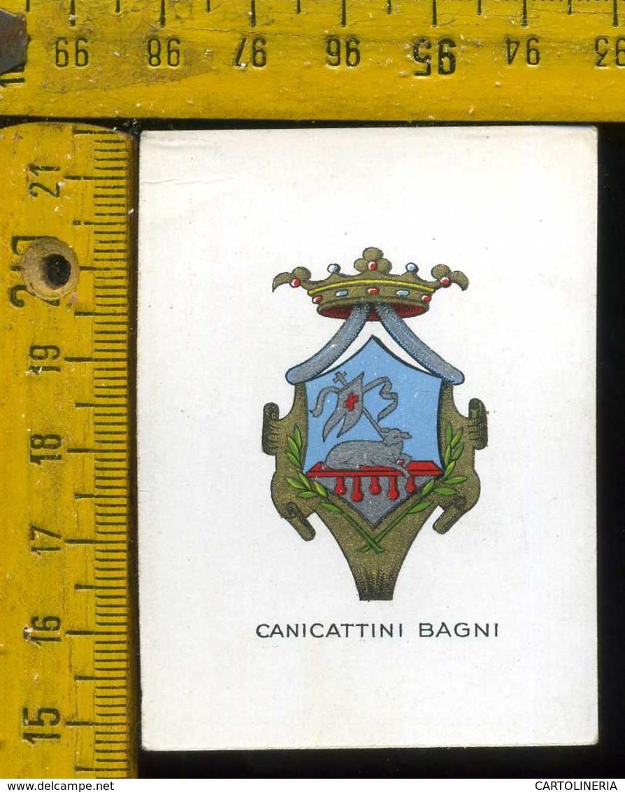 Figurina Brioschi Araldica Stemmi Città Italiane Serie 5 N° 94 Canicattini Bagni - Altri & Non Classificati