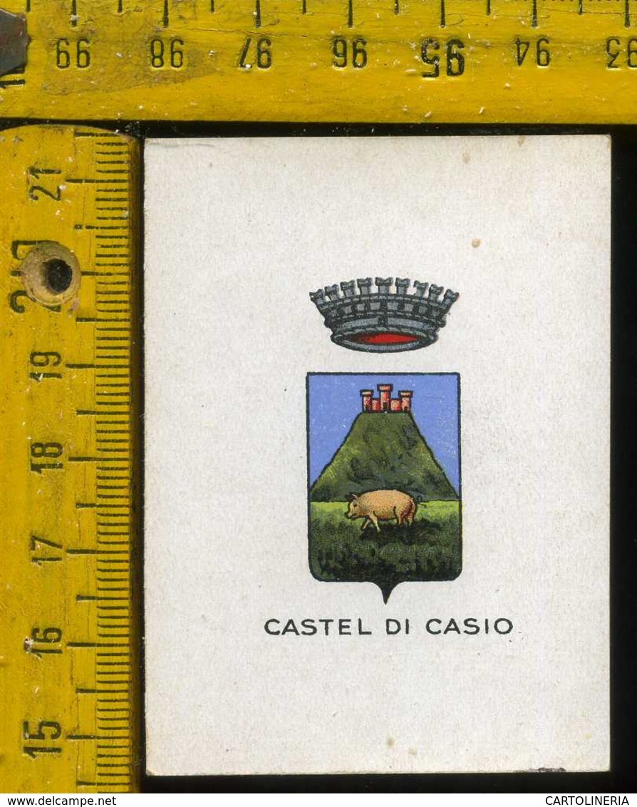 Figurina Brioschi Araldica Stemmi Città Italiane Serie 5 N° 20 Castel Di Casio - Altri & Non Classificati