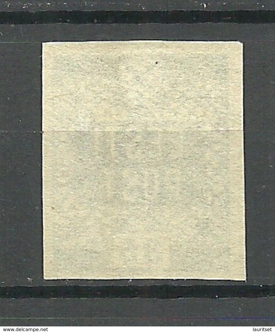 ESTLAND ESTONIA 1918/1919 Michel 3 D Olivgrau Olive Gray * - Estland