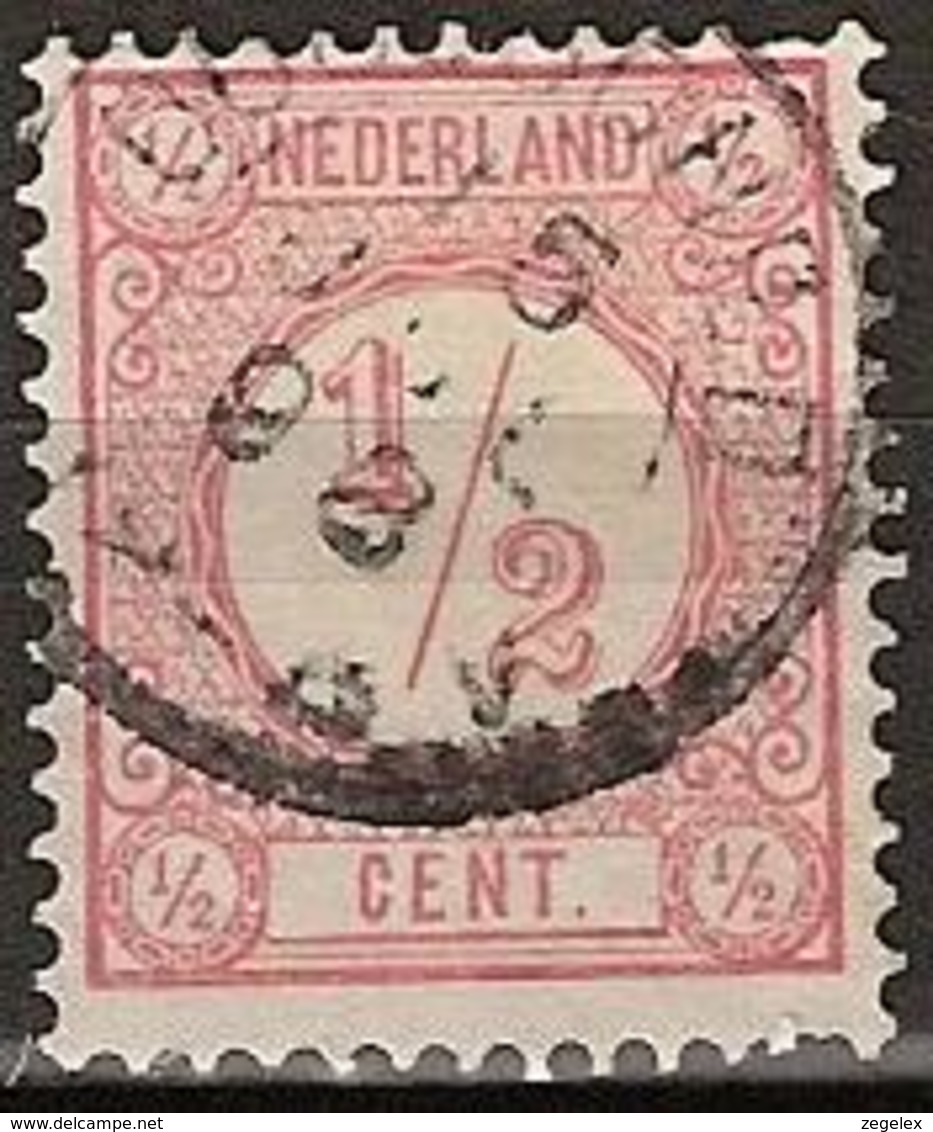 1894 Cijfer 1/2 Ct.  NVPH 30b  Cancelled, Gestempeld - Used Stamps