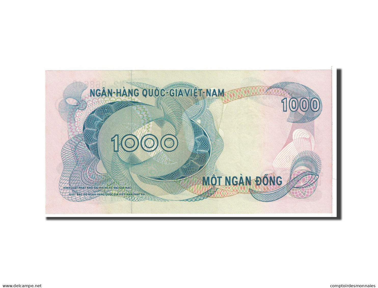 Billet, South Viet Nam, 1000 D<ox>ng, 1971, Undated, KM:29a, NEUF - Viêt-Nam