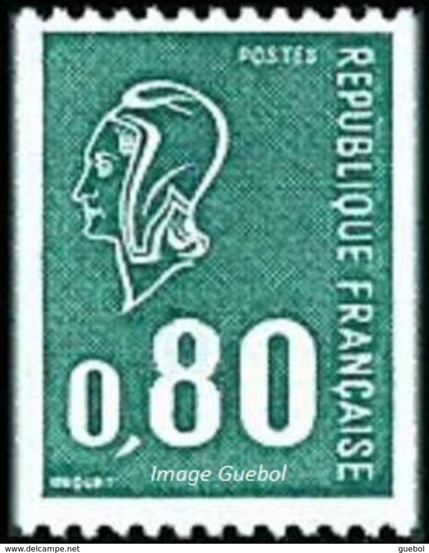 France Marianne De Béquet N° 1894 ** Roulette Le 80c Vert - 1971-1976 Marianne Of Béquet