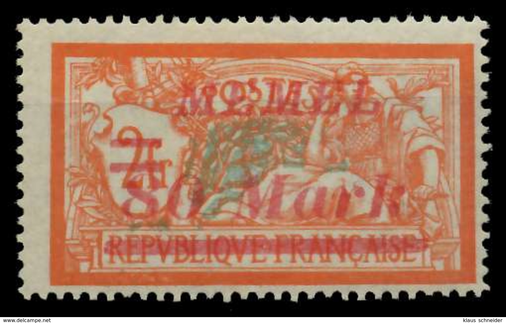 MEMEL 1922 Nr 117 Ungebraucht X8865EA - Memelgebiet 1923