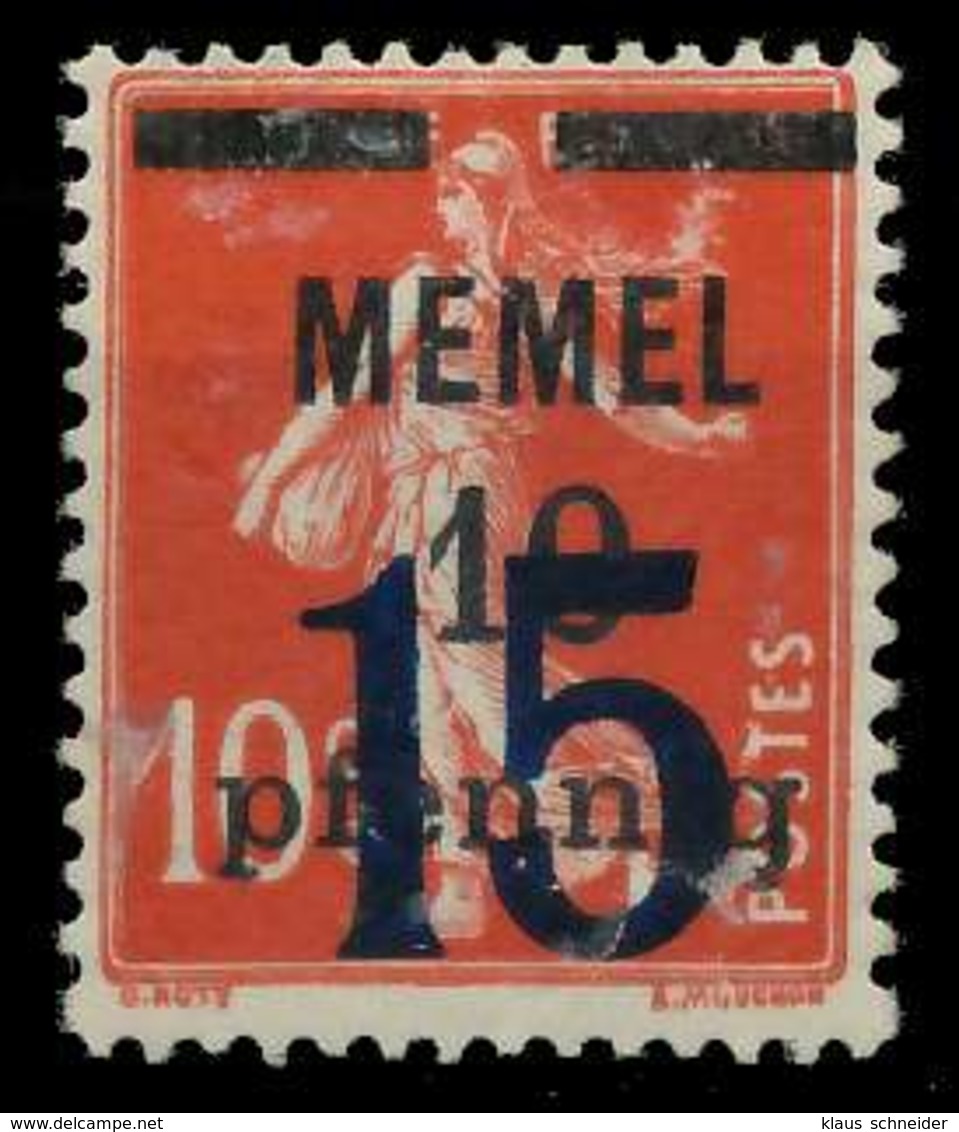 MEMEL 1921 Nr 34 Ungebraucht X8876AA - Memelgebiet 1923