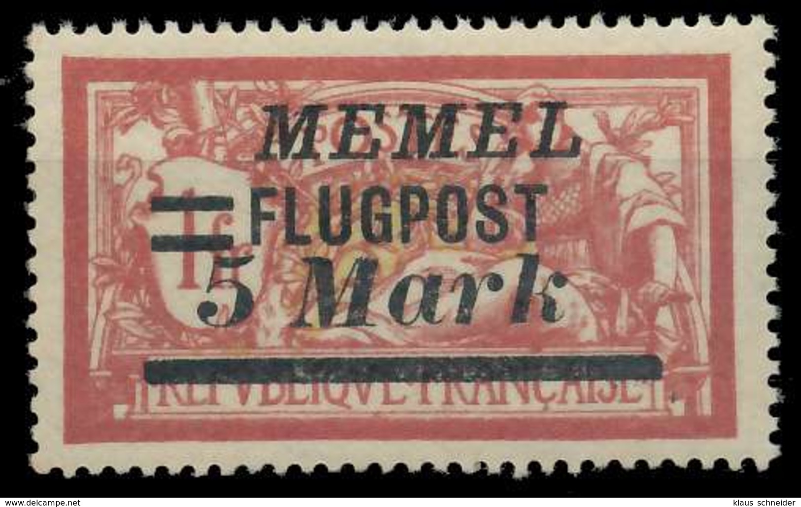 MEMEL 1922 Nr 105 Postfrisch X88772A - Memelgebiet 1923