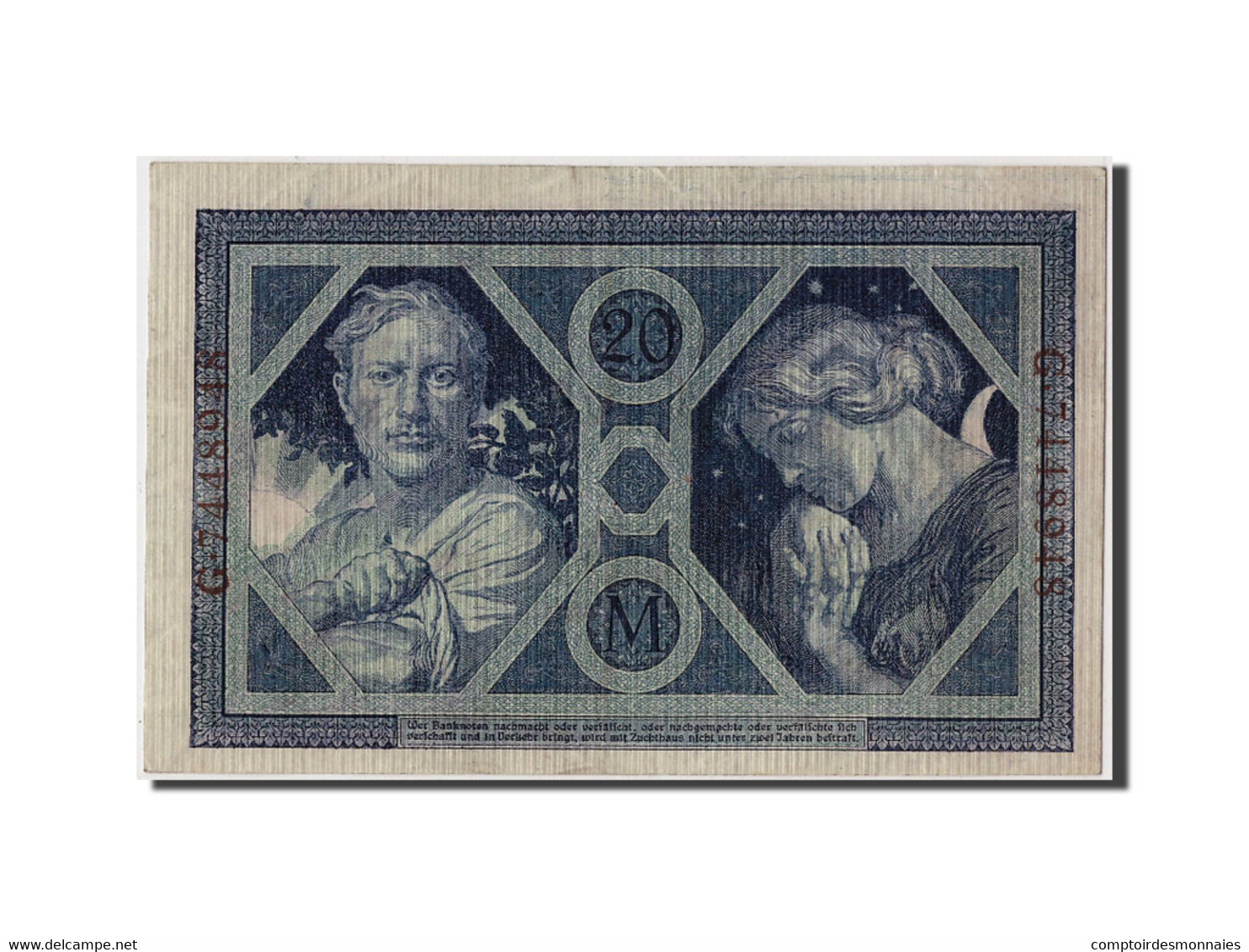 Billet, Allemagne, 20 Mark, 1915, 1915-11-04, KM:63, SUP - 20 Mark