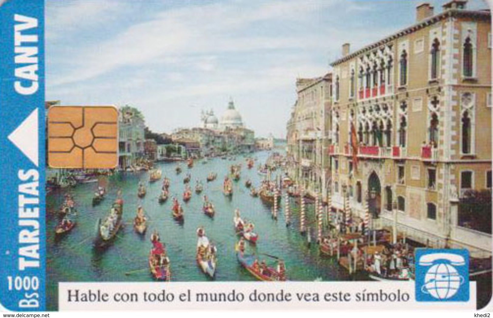 Télécarte Puce Venezuela - ITALIE - VENISE - VENICE / ITALY Related Chip Phonecard - Paysages