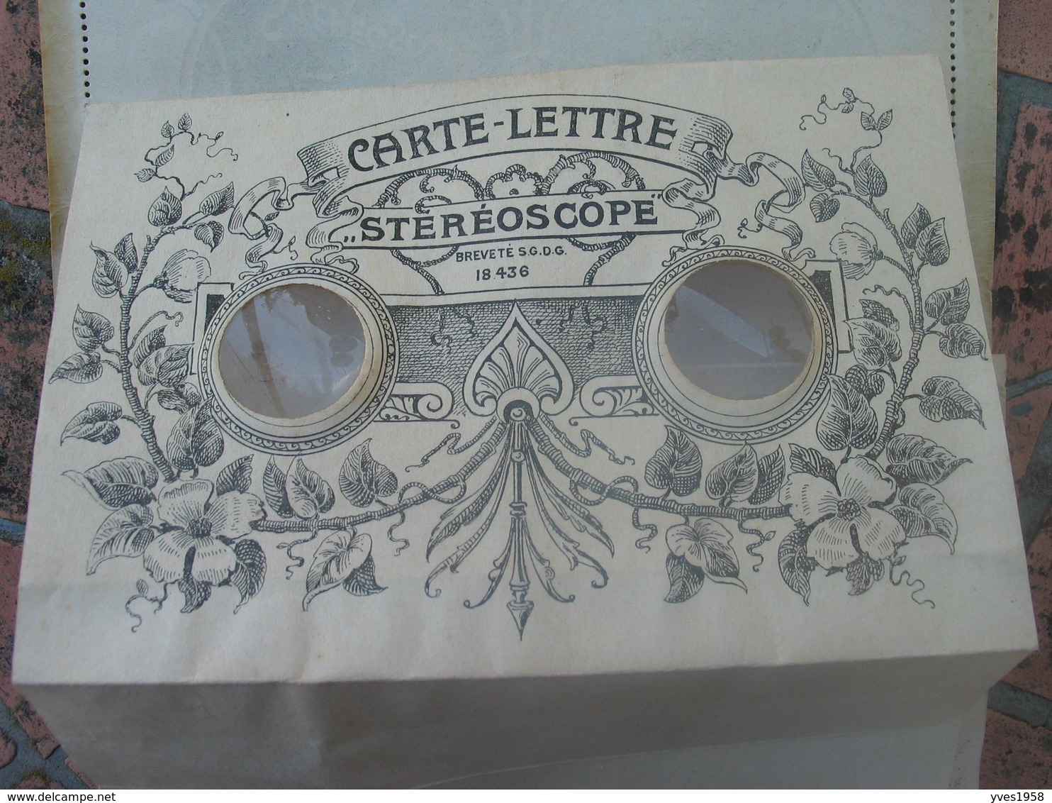 Rare Carte Lettre Stéréoscope , Notre Dame , Vue Des Quais. - A Systèmes