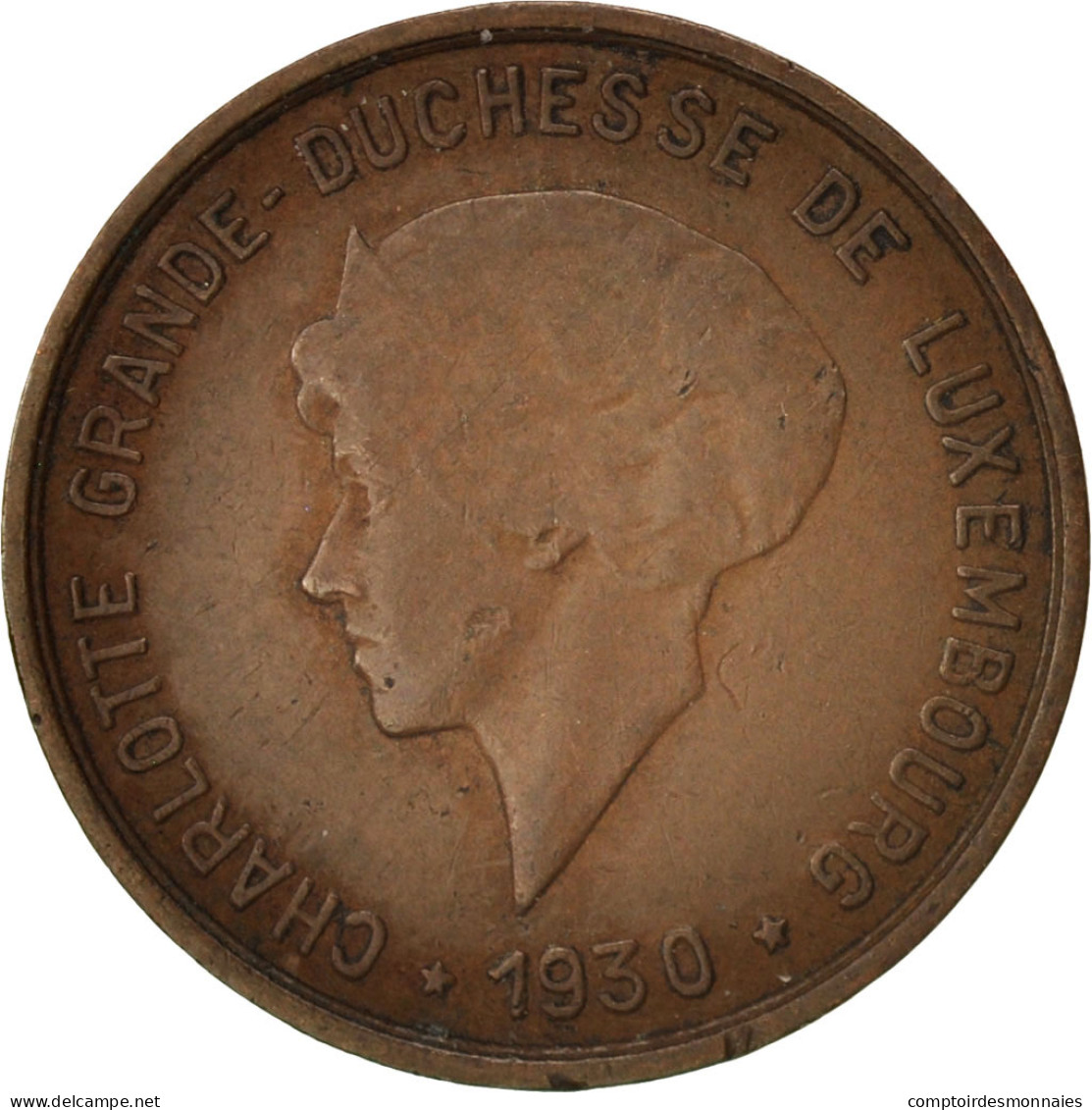 Monnaie, Luxembourg, Charlotte, 5 Centimes, 1930, TTB, Bronze, KM:40 - 5 Cent