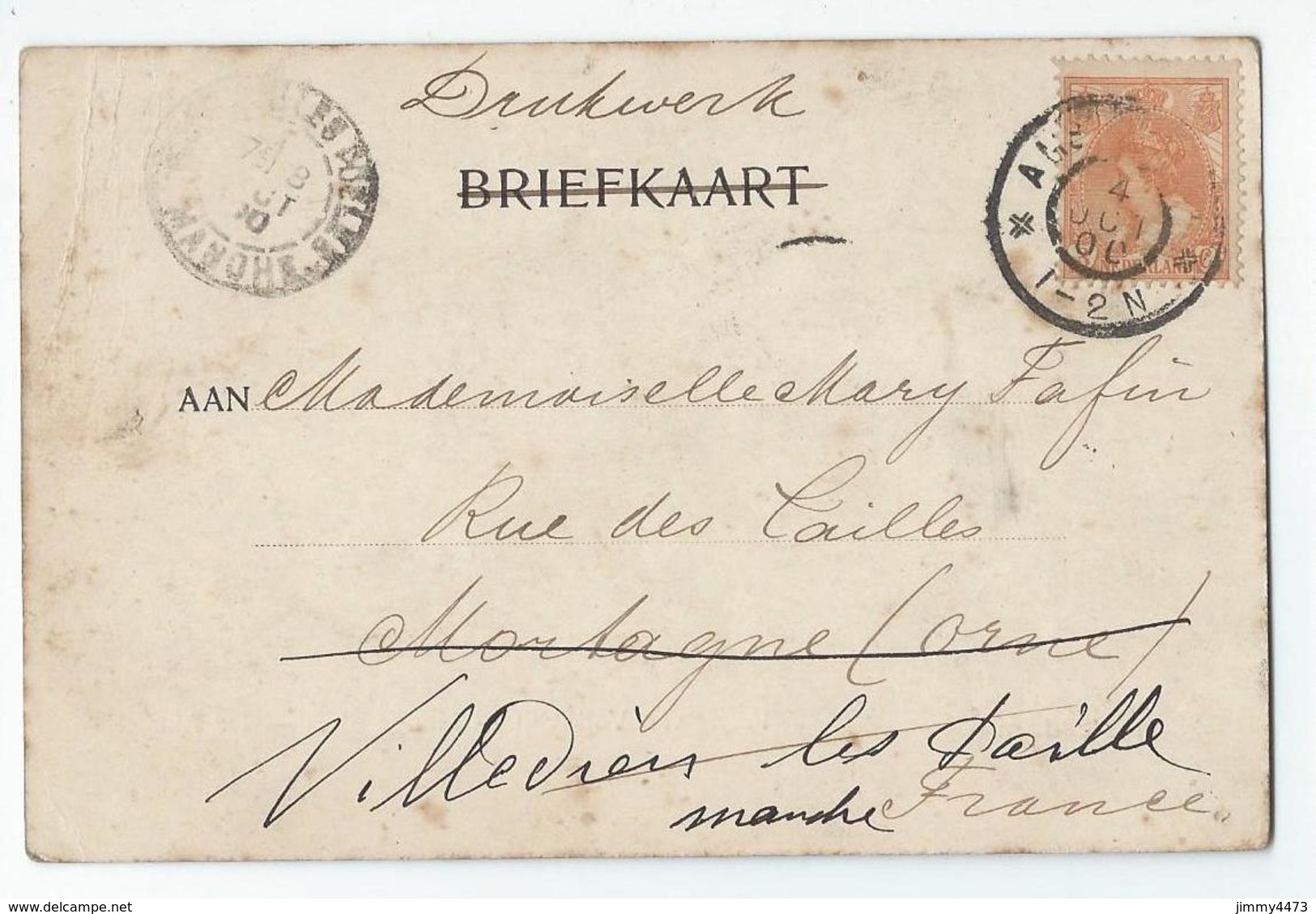 BRIEFKAART - Paleis Van Volksvlijt En 1900 - AMSTERDAM Noord Holland - Edit. J. H. Schaefer N° 11 - Scans Recto-Verso - Amsterdam