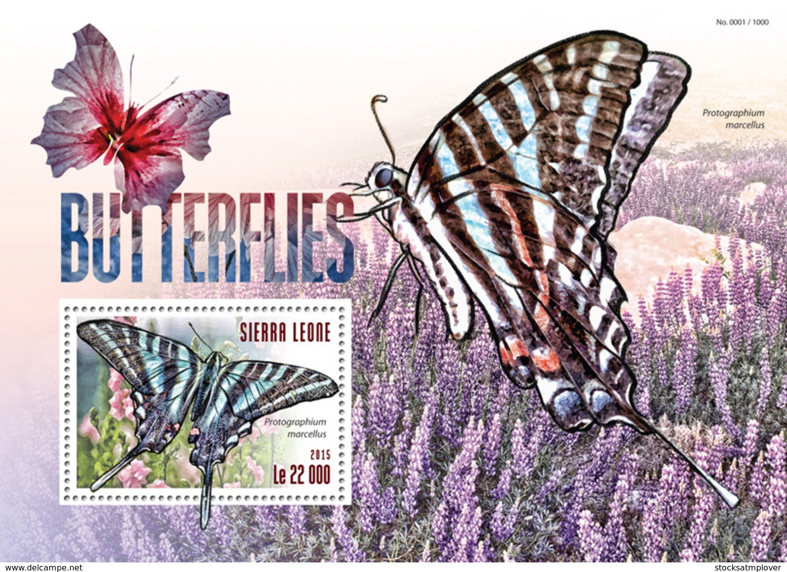 Sierra Leone 2015 Fauna Butterflies - Sierra Leone (1961-...)