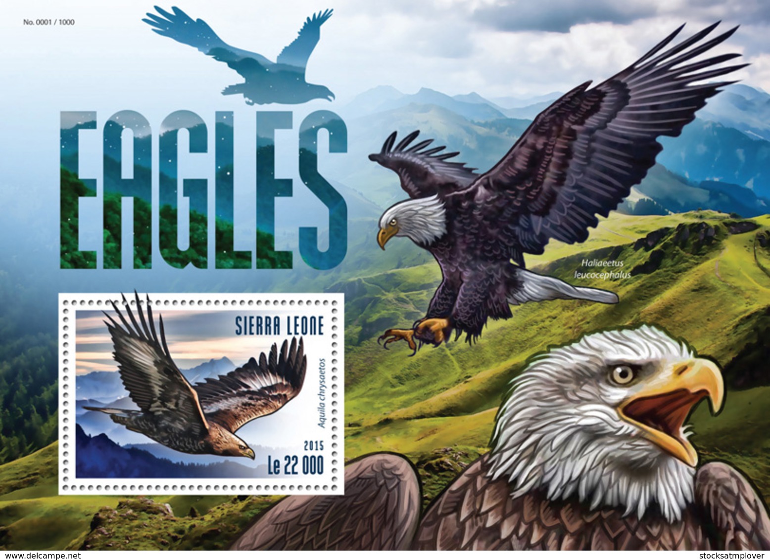 Sierra Leone 2015 Fauna  Eagles - Sierra Leone (1961-...)