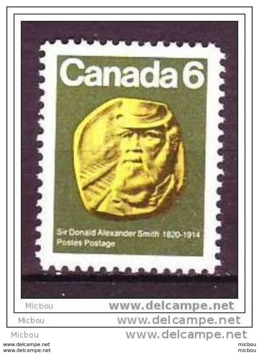 Canada, 1970, #531, Constructeur De Chemin De Fer, Train - Trains