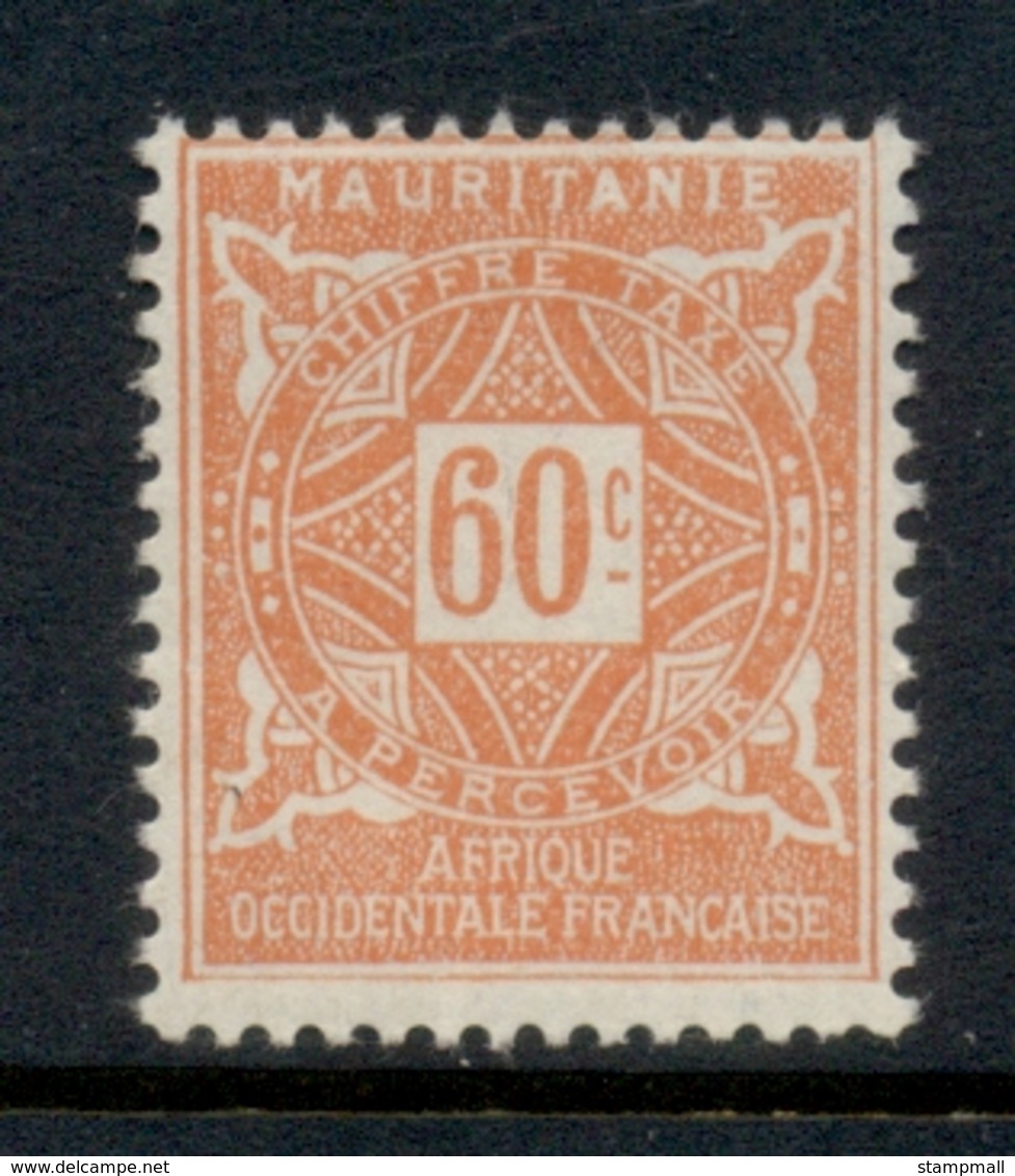 Mauritania 1914 Postage Dues 60c MLH - Unused Stamps
