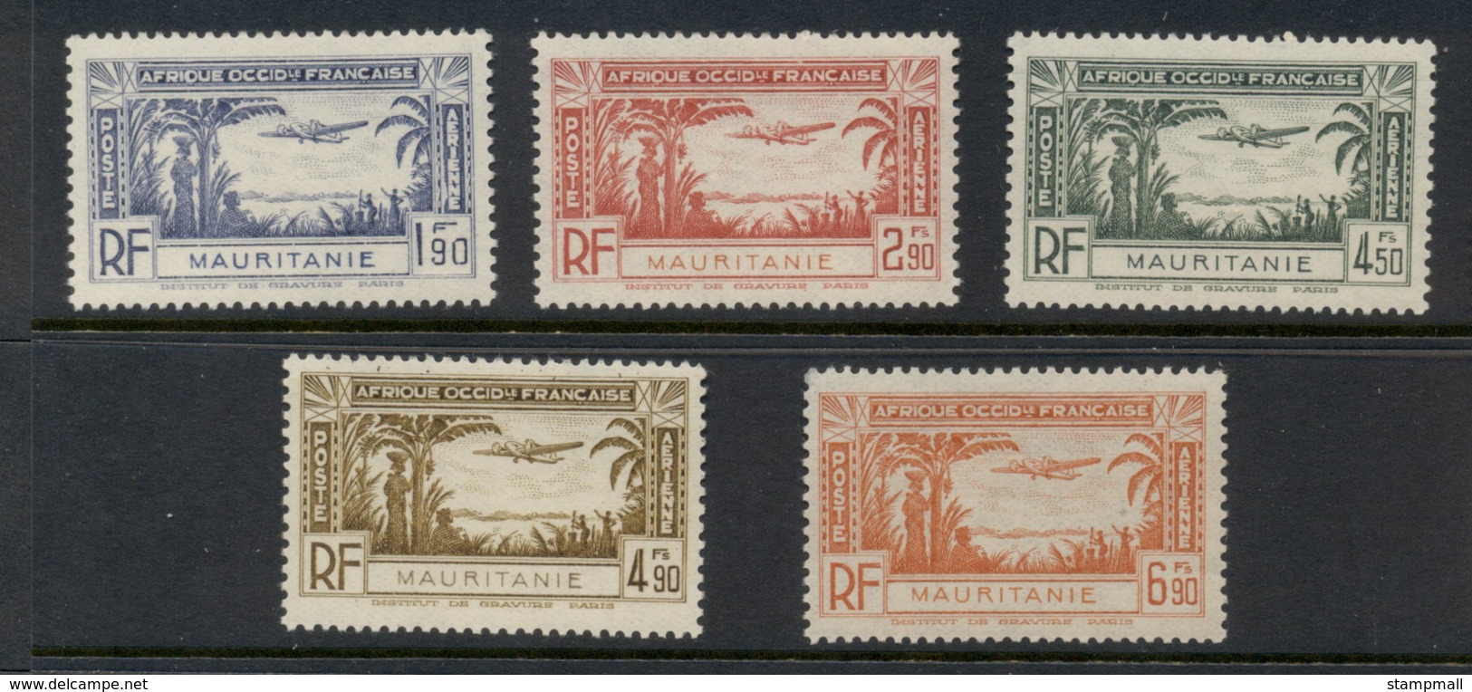 Mauritania 1940 Airmail MUH - Unused Stamps