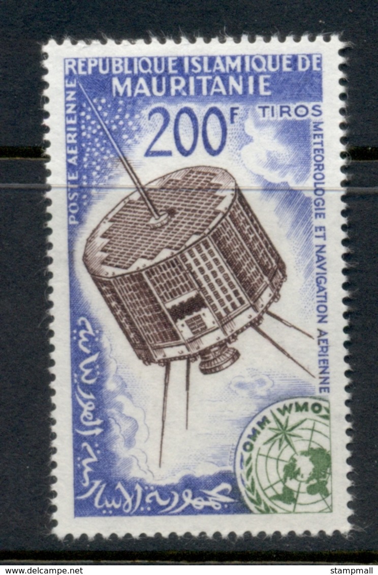 Mauritania 1963 Space Research For Meterology & Navigation MLH - Mauritania (1960-...)