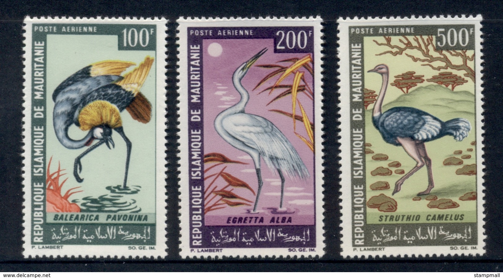 Mauritania 1967 Birds MLH - Mauretanien (1960-...)