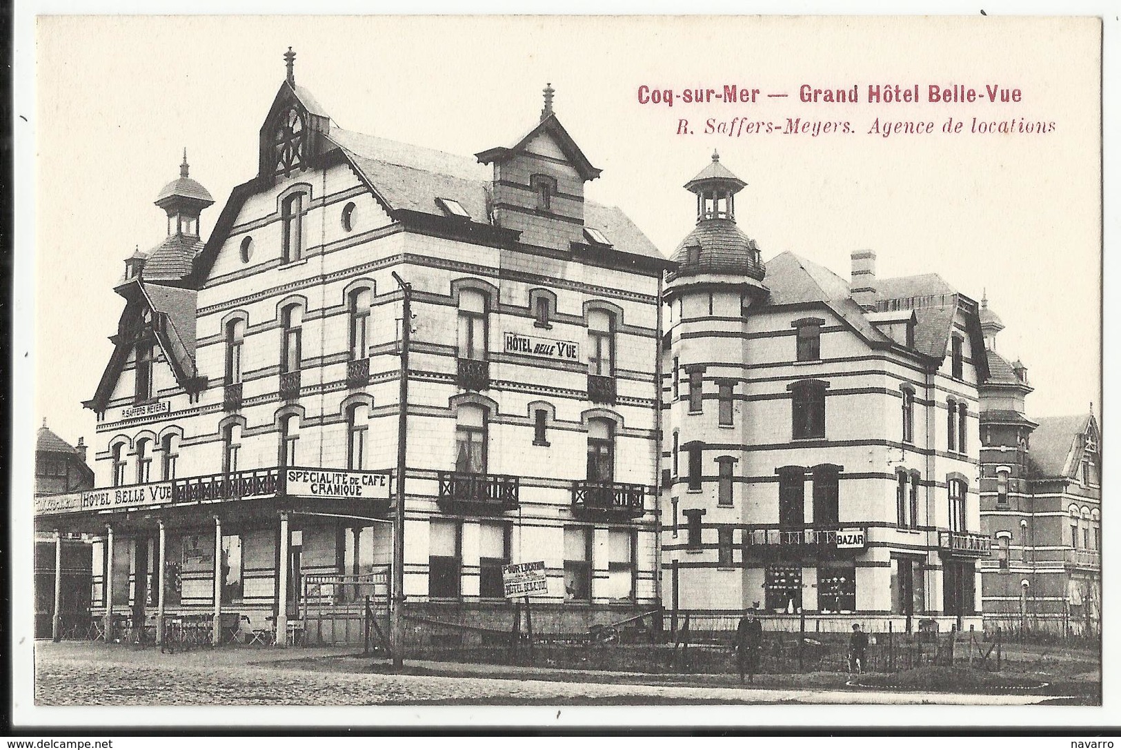 De Haan A/Zee - Coq S/Mer - Grand Hôtel Belle-Vue (edit René Berger Braine-l'Alleud) - De Haan