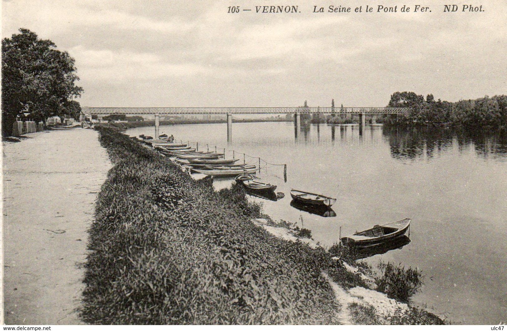- 27 - VERNON (Eure) - La Seine Et Le Pont De Fer - - Vernon