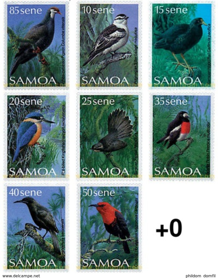 Ref. 45532 * MNH * - SAMOA. 1988. BIRDS . AVES - Samoa