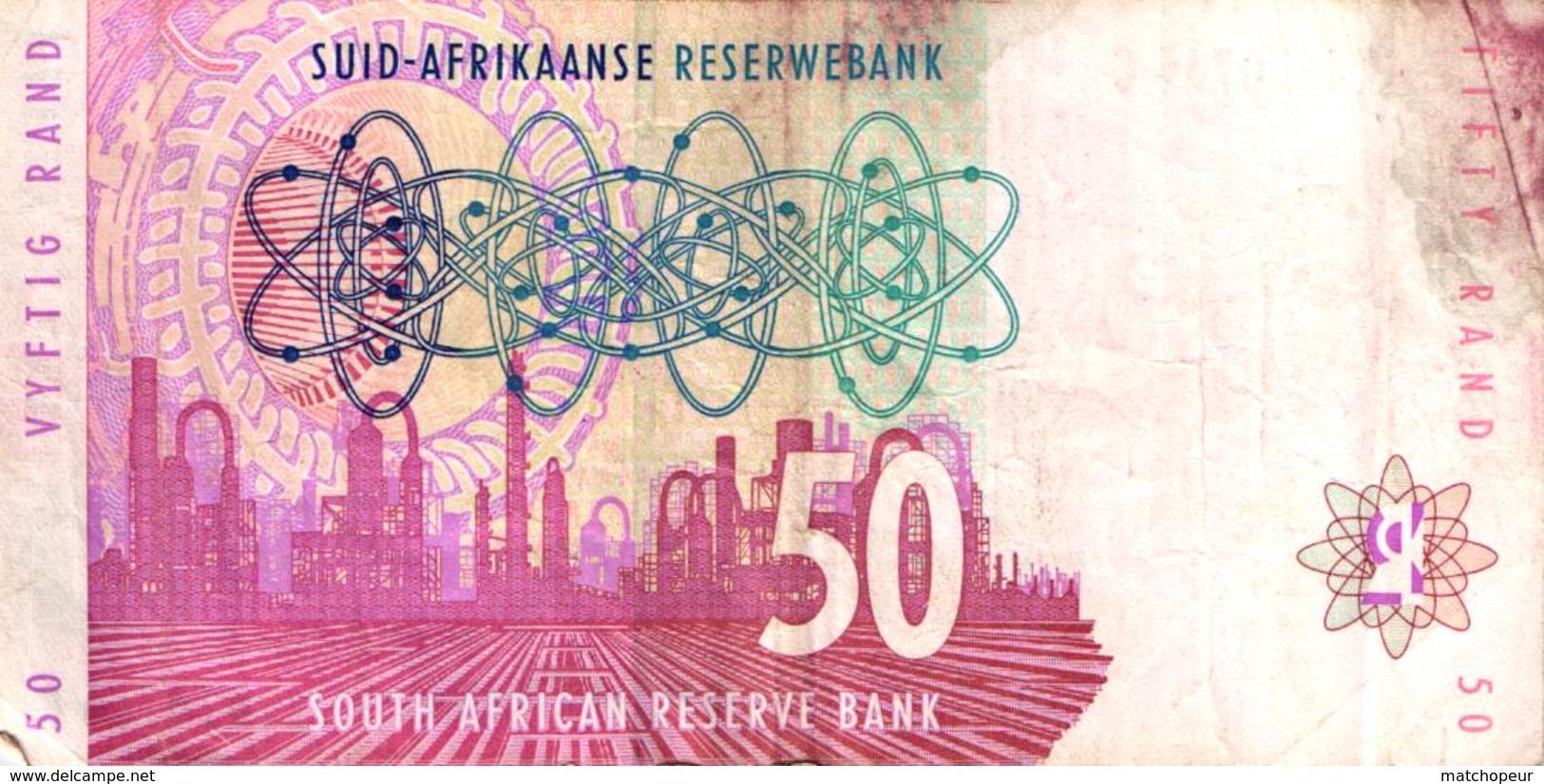 BILLET FIFTY RAND - AFRIQUE DU SUD - Afrique Du Sud