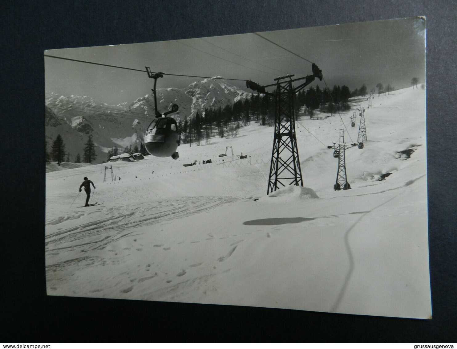 19900) COURMAYEUR PLAN CHECROUIT SEGGIOVIA E CAMPI SCI VIAGGIATA - Altri & Non Classificati