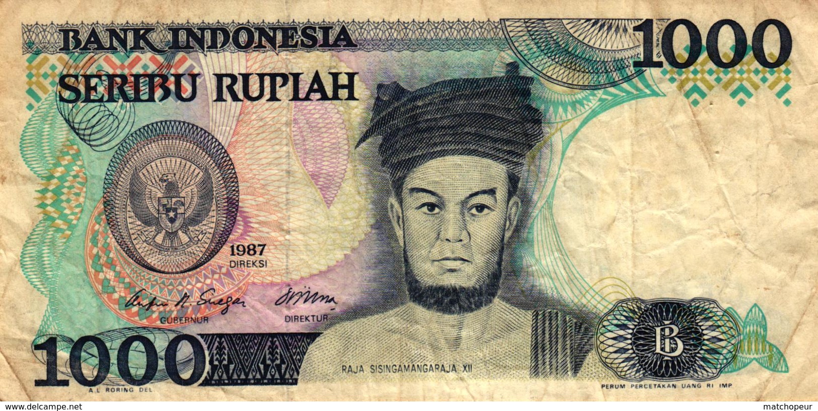 BILLET DE 1000 RUPIAH BANK INDONESIA - SERIBU RUPIAH - Indonesia