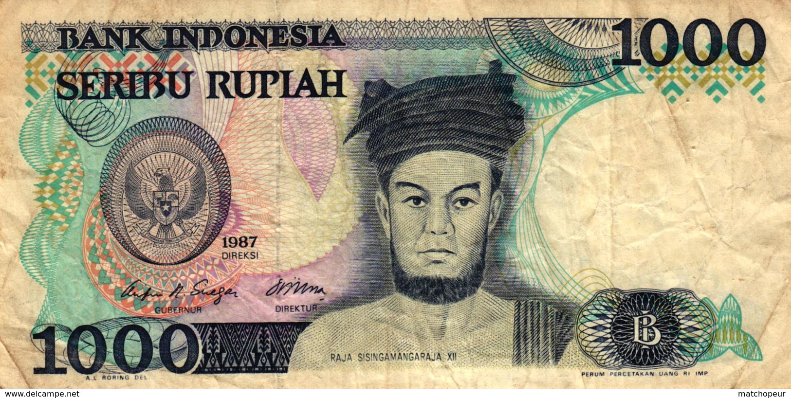 BILLET DE 1000 RUPIAH BANK INDONESIA - SERIBU RUPIAH - Indonésie