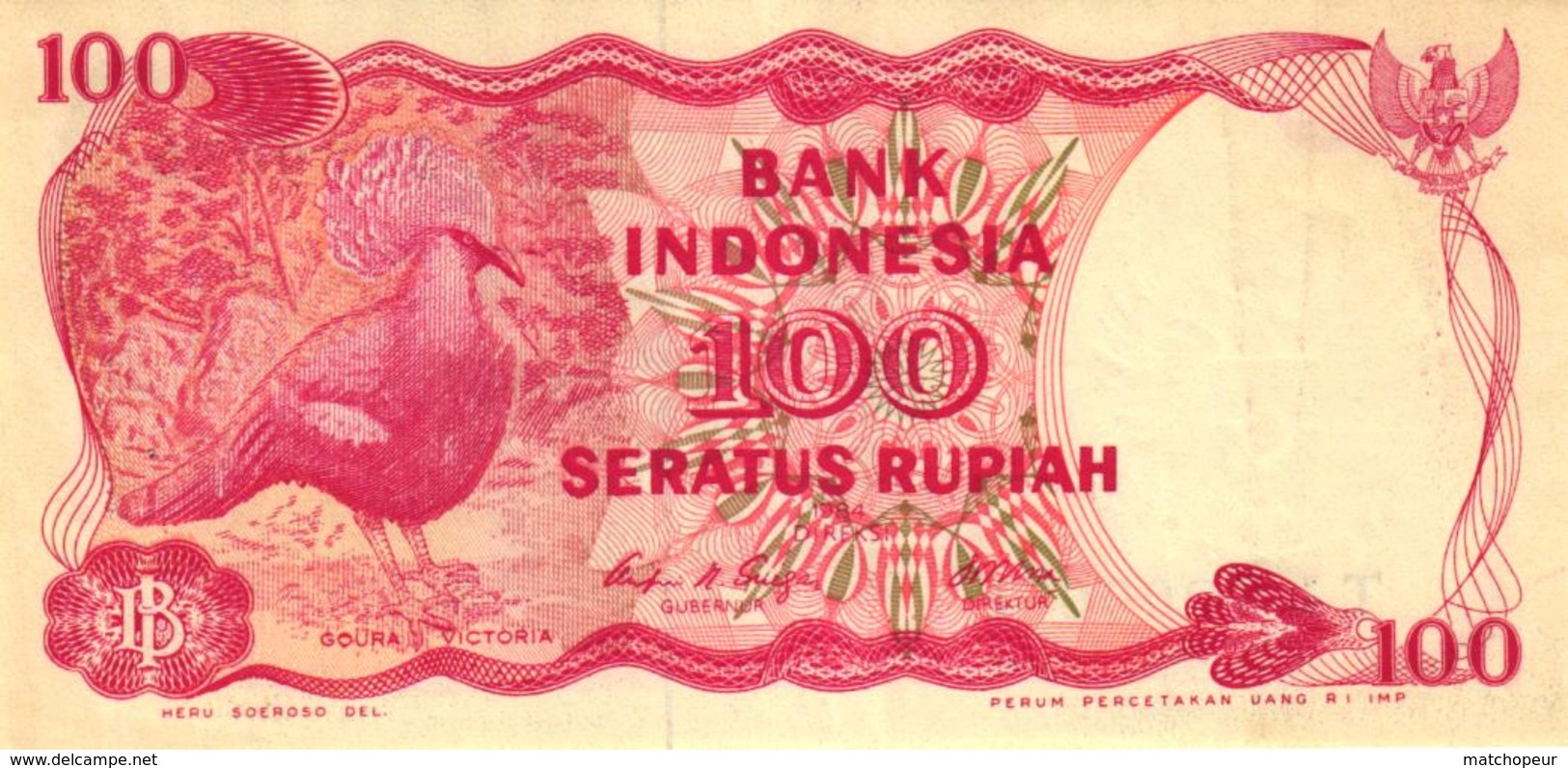 BILLET DE 100 RUPIAH BANK INDONESIA - SERATUS RUPIAH - Indonesië