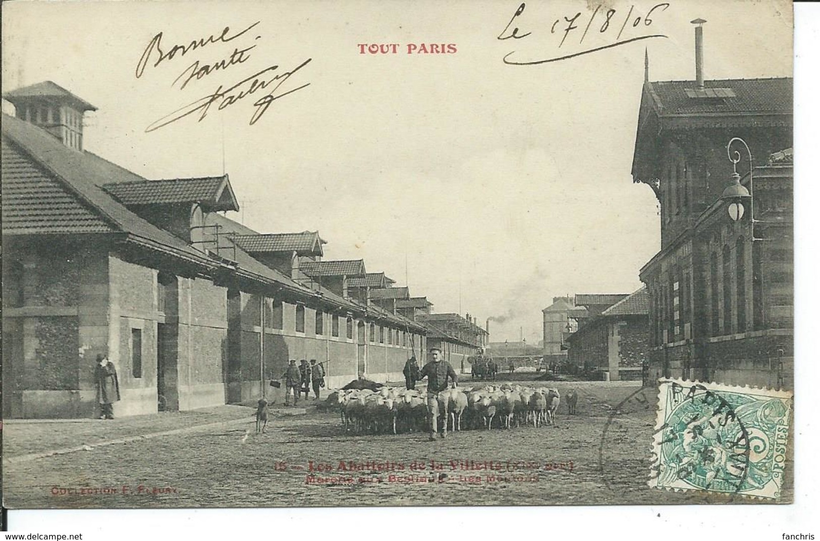 Les Abattoirs De La Villette-Marché Aux Bestiaux-Les Moutons - Arrondissement: 19